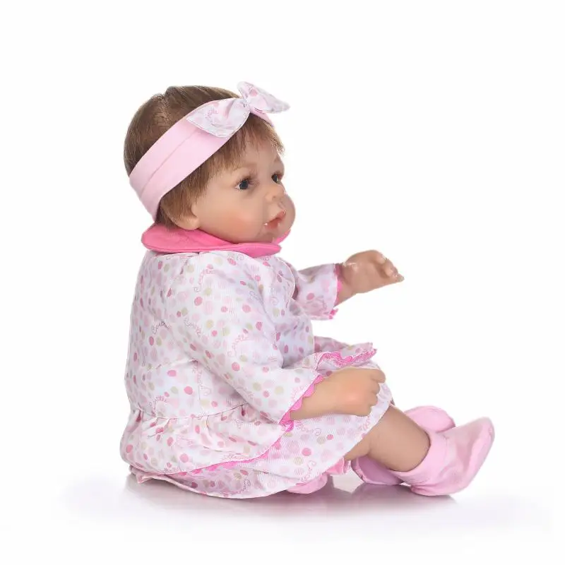 Возрождается младенцы куклы игрушки 16 "40 см кукла силикона для новорожденных девочек моды BJD Bebe живые возрождается bonecas npk бренд