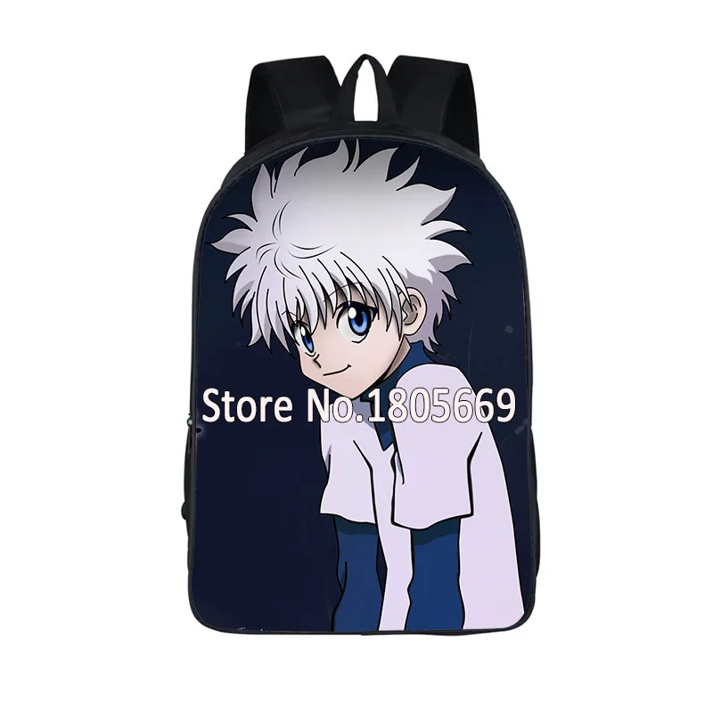 HUNTER X HUNTER 3D Print Backpack Killua Zoldyck SchoolBag GON FREECSS