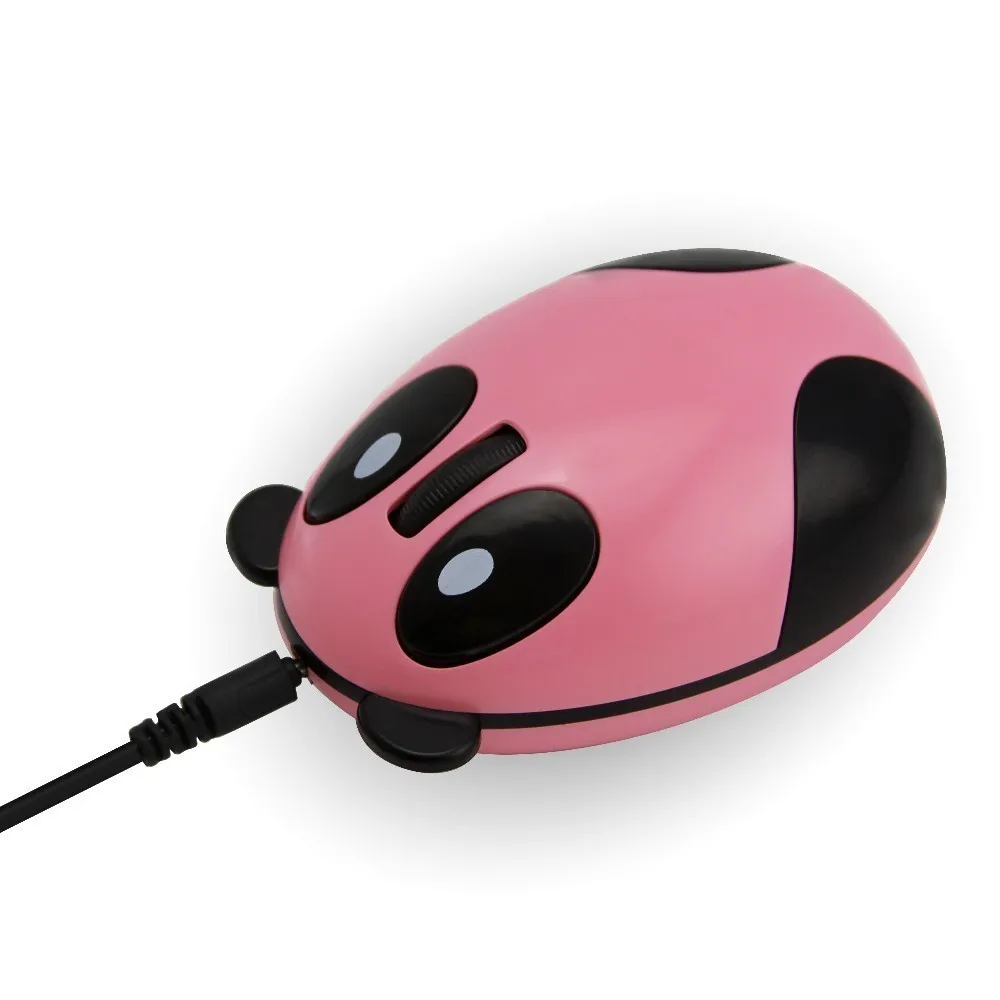 CHUYI 2,4G Беспроводная оптическая мышь перезаряжаемая Милая панда компьютерная мышь dpi usb зарядка Игровые Мыши для ПК ноутбука детские подарки