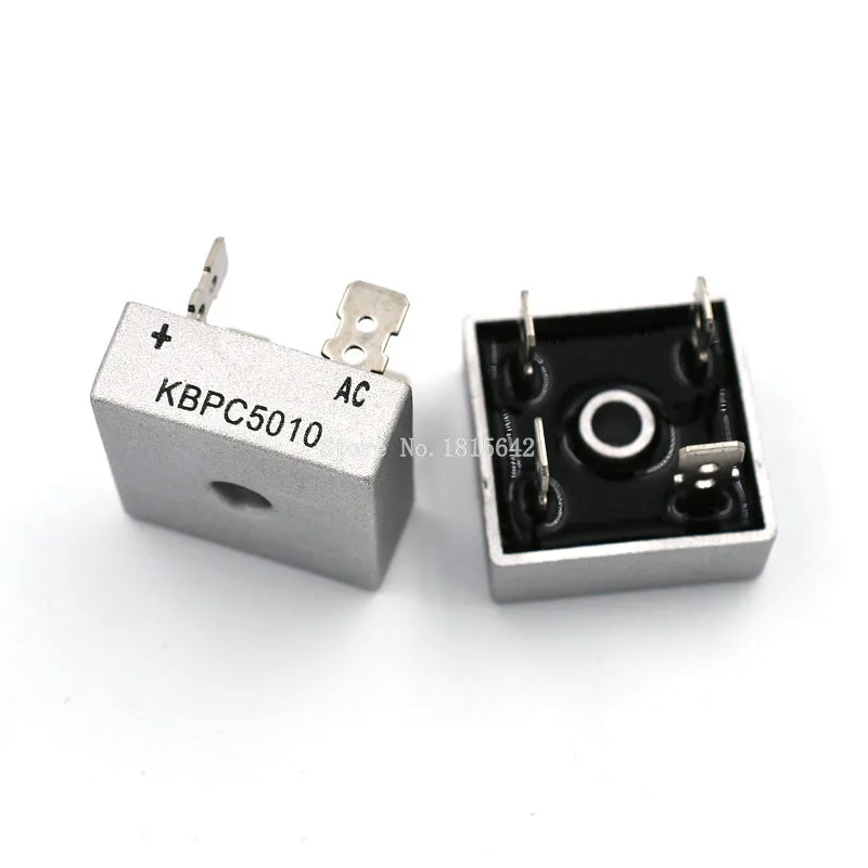 2 шт./лот KBPC5010 50A 1000 В диодный мостовой выпрямитель kbpc5010 | Электронные компоненты и
