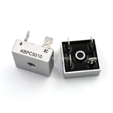 2 PÇS/LOTE KBPC5010 50A 1000V Diodo Ponte Retificadora kbpc5010