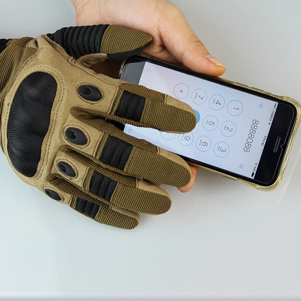 Сенсорный экран с твердыми костяшками тактические перчатки армейские военные страйкбол для альпинизма на открытом воздухе стрельба Пейнтбол Полный палец Guantes