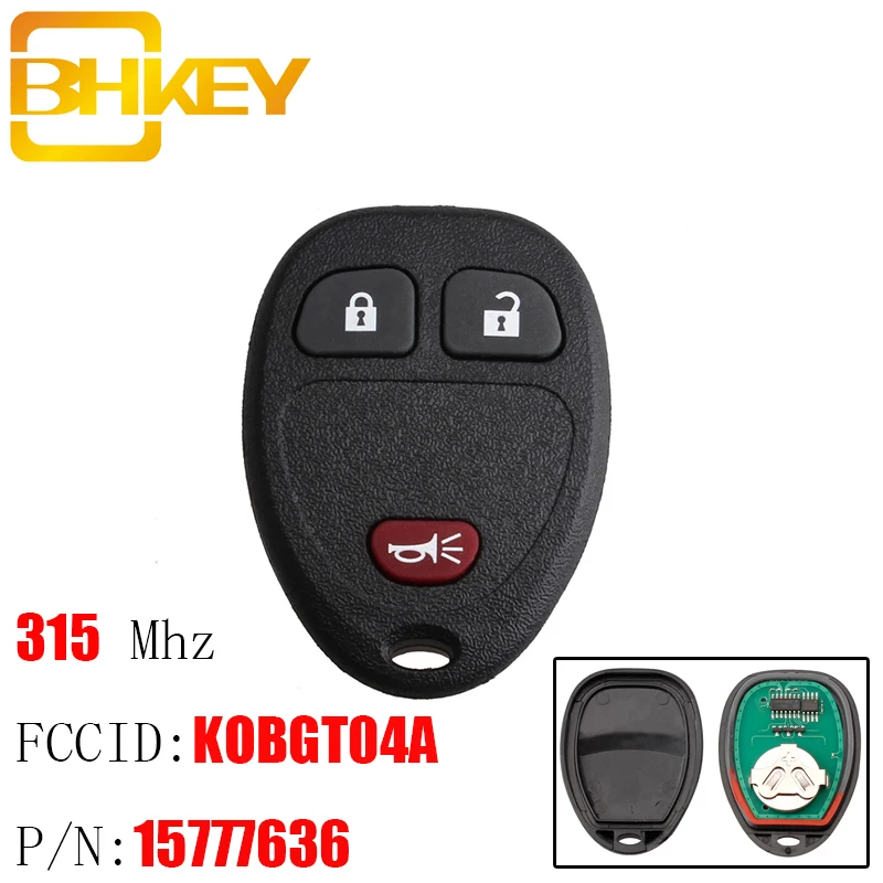 BHKEY 2+ 1 кнопки дистанционного ключа 315 МГц для chevrolet hhr Uplander Pontiac Montana SV6 Сатурн-реле для Buick terraza 2005 2006 ключей