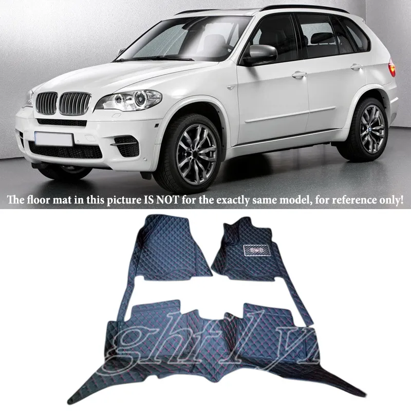 Interior Floor Mats Carpets Foot Pads Protector For BMW X5 E70 7 Seat 2008 2009 2010 2011 2012 2013