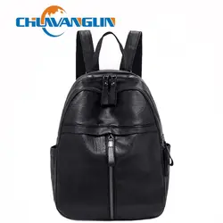 Chuwanglin модные женский кожаный рюкзак школьные ранцы повседневное bookbag mochilas feminina высокое ёмкость дорожная сумка F3668