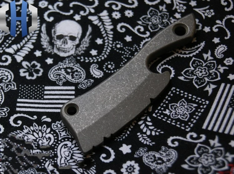  EDC Titanium Alloy Small Kitchen Knife Opener Pendant Key Ring Pendant Chain Buckle Is Not Edged - 32951664055