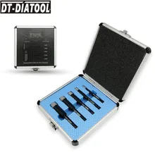 DT-DIATOOL 5pcs/box Diameter 6/8/10/12/14MM Quick-fit Shank Dry Diamond Drilling Core Bits Drill Hole Saw for Granite Marble DT-DIATOOL 5pcs/box Diameter 6/8/10/12/14MM Quick-fit Shank Dry Diamond Drilling Core Bits Drill Hole Saw for Granite Marble
