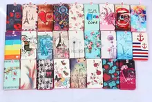 Capa HTC One couro, carteira TPU híbrido torre flor do arco-íris bonito da coruja bolsa para M9 Plus M8 Galaxy J1 pena pele