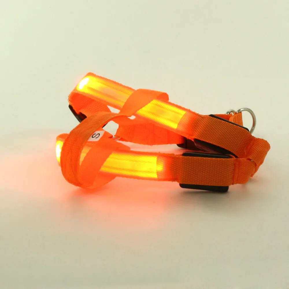 LED Flash Pet Security Collar Rope Flashlight Dog Belt Comfortable