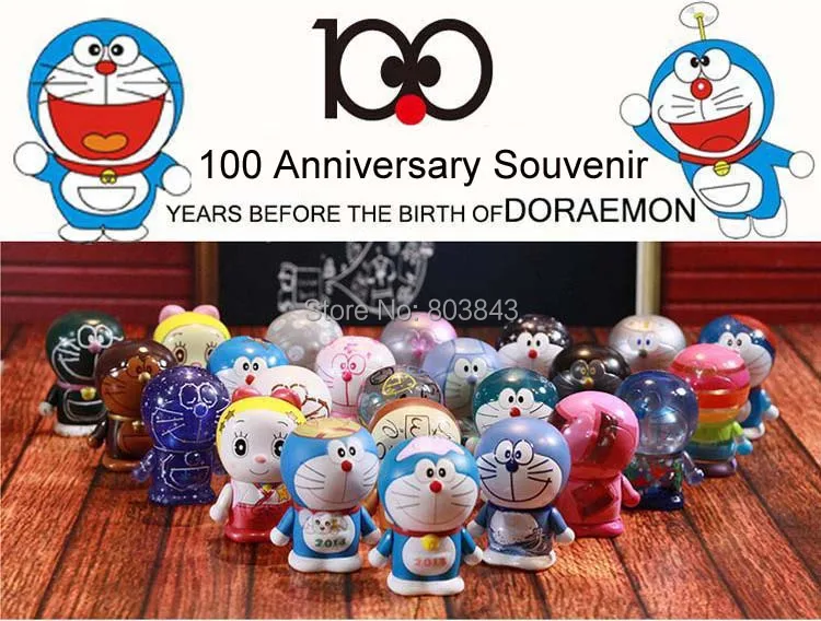 Ограниченная серия коллекционные вещи 100 юбилейный сувенир Doraemon фигурка аниме мультяшная модель игрушка хороший подарок украшение