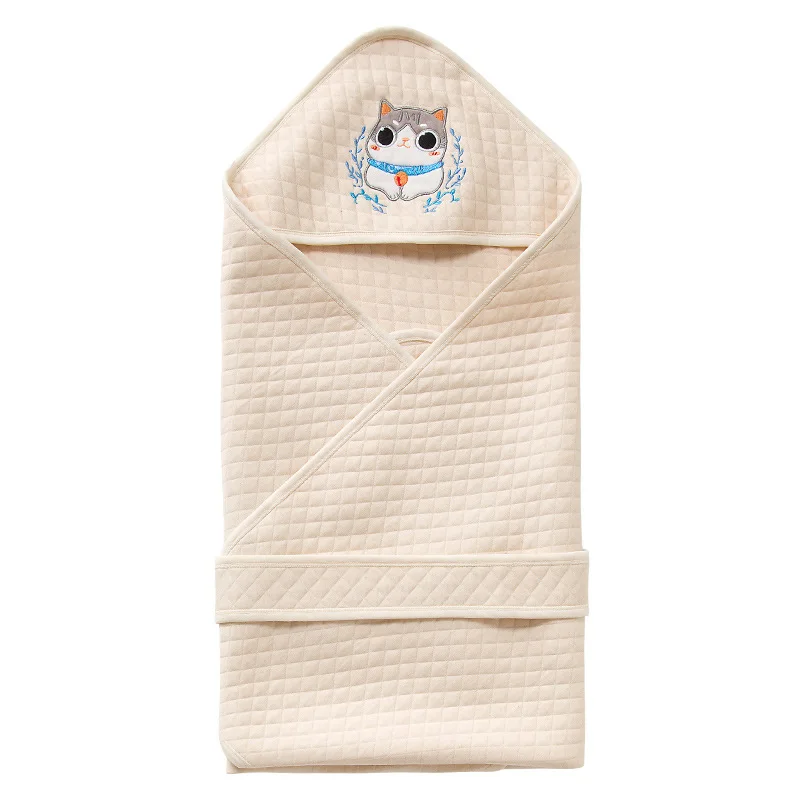 Baby Cartoon Cotton Swaddle Blankets Newborn Spring Swaddling Envelope