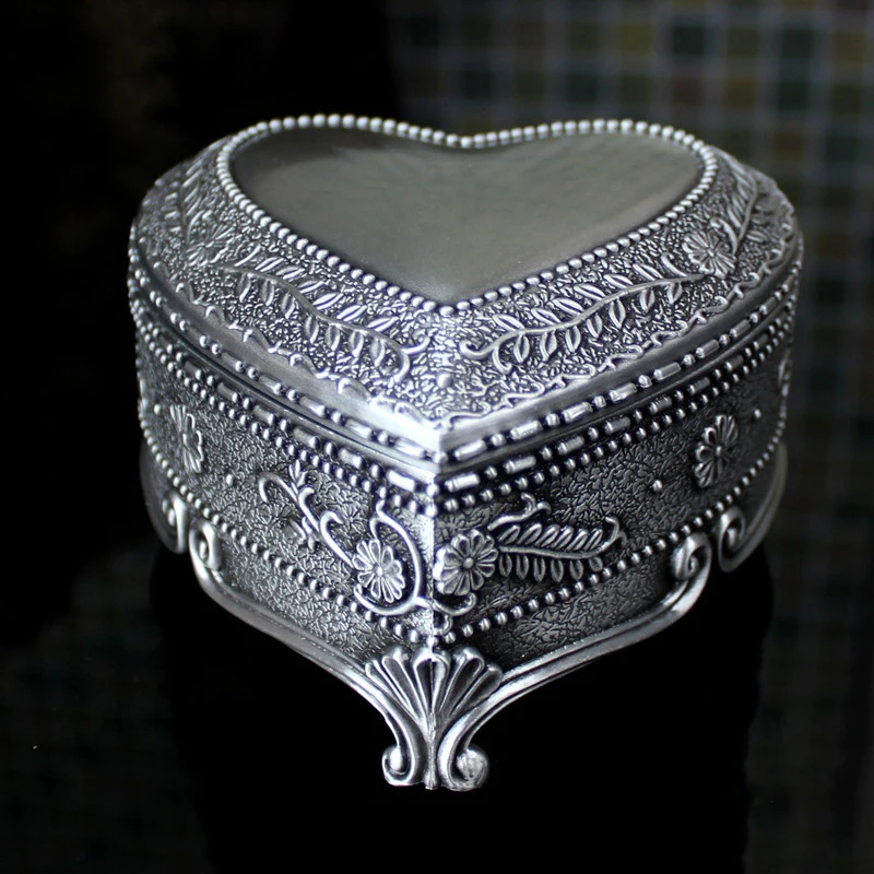 PEANDIM-Pewter-Plated-Jewelry-Box-Vintage-Home-Decoration-Trinket-Box-Carrying-Cases-Metal-Art-Craft-Casket