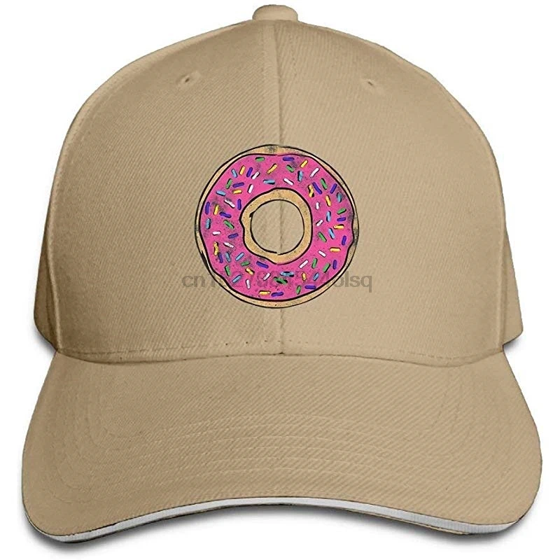 

Baseball Caps Big Pink Donut Unisex Snapbacks Cap Vintage Trucker Cap