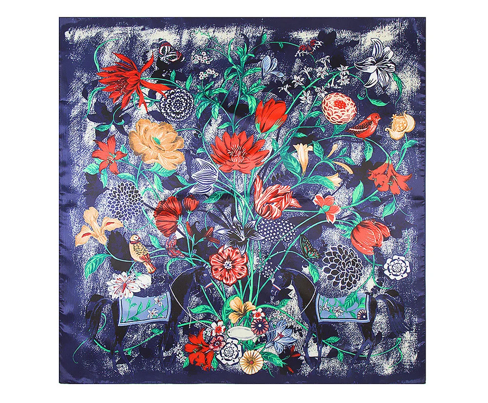 Floral Print Scarf (12)