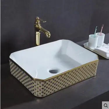 

Wei yu the stage basin square ceramic lavatory sink basin bathroom the pool that wash a face to wash your hands