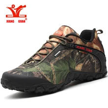 Xiang Guan/Мужская и женская уличная походная обувь; водонепроницаемые парусиновые спортивные Трекинговые ботинки; противоскользящая обувь для альпинизма