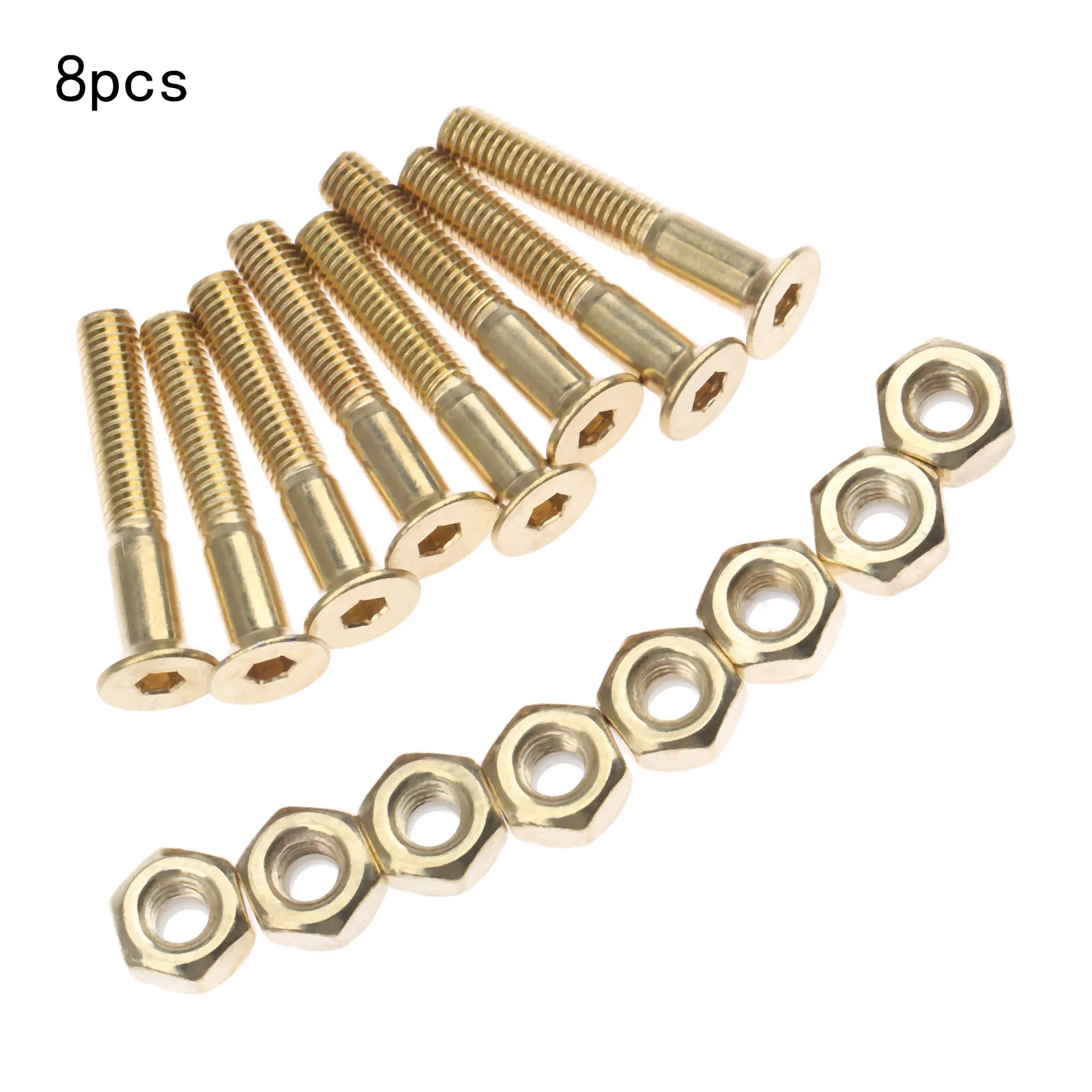 Buy 8pcs Screw Nut 5x30mm Nut Bolt Skateboard