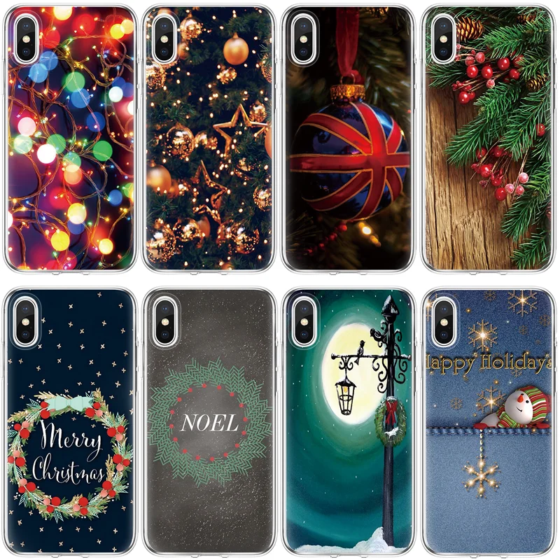 

Christmas Gift Cover For Xiaomi Redmi S2 4A 3S Mi A1 5X Note 3 4 4X 5A 5 Pro For iPhone X 4 4S 5S SE 5C 6 S 6S 7 8 Plus TPU Case