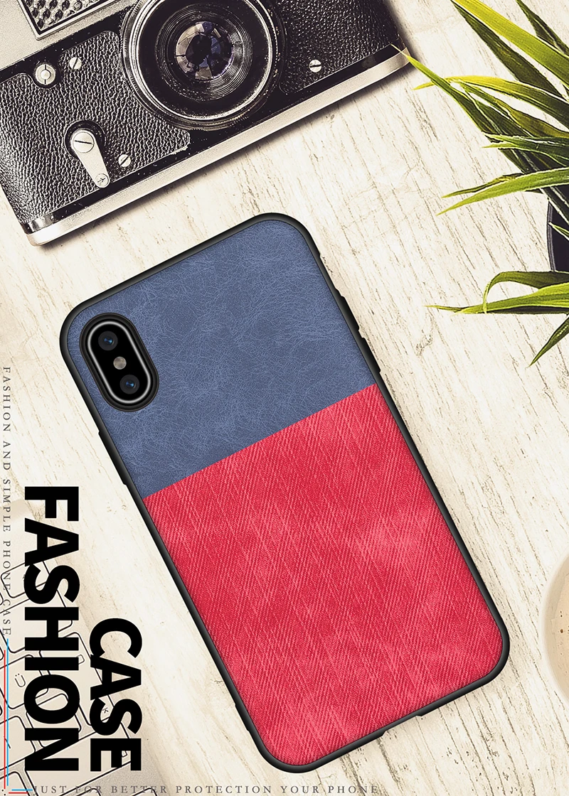 Retro Fabric Leather Phone Case