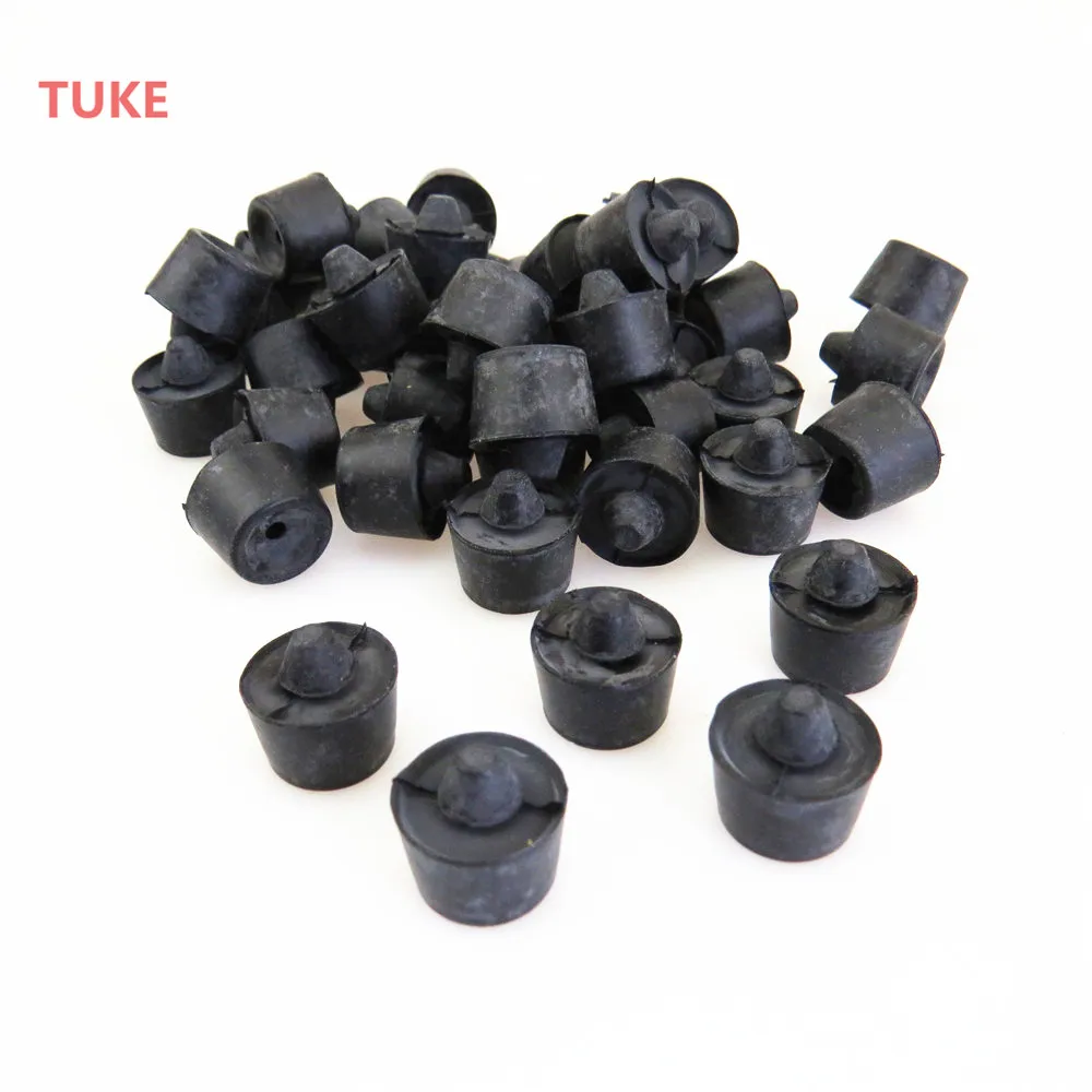 

RWSYPL 50 Pcs Door Buffer Block Door Shock Absorbing Rubber Stopper For Polo Sharan Scirocco Golf MK5 MK6 1K8 837 529 1K8837529