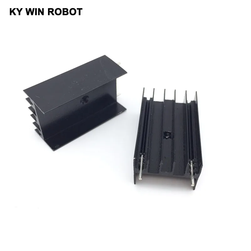 2 шт. алюминиевые радиаторы для охлаждения 23 х16х40 мм|transistor cooler|heat sink to220heatsink to 220 |