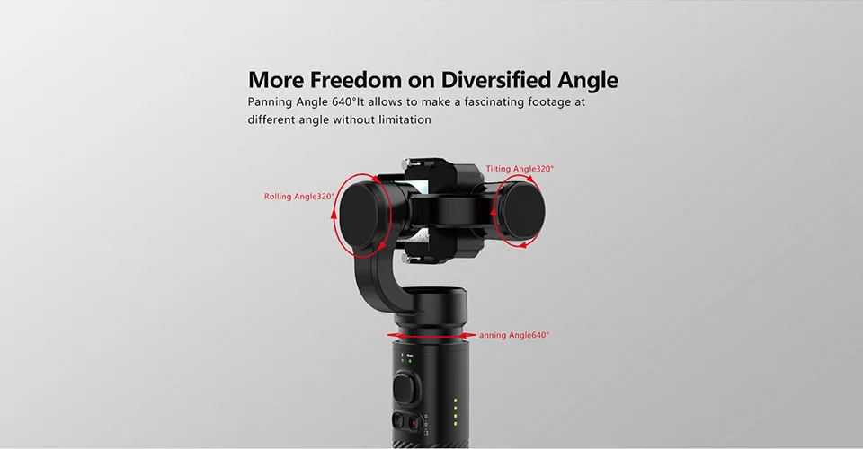 Обновление SJCAM 3-Axis Gimbal 2 аксессуары Стабилизатор Ручной для SJCAM SJ8 Pro Series SJ 7 STAR SJ6 legend Спортивная Экшн-камера