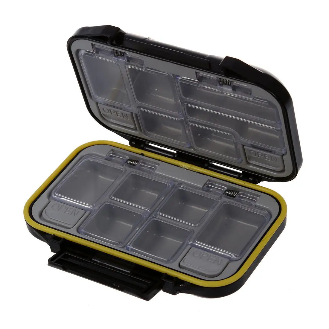 12 Compartments Storage Case Fly Fishing Lure Spoon Hook Bait Tackle