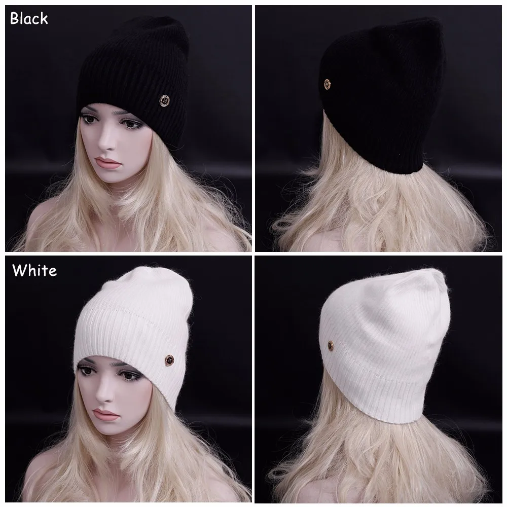 Модная уличная стильная женская шапка Skullies Beanies, шерстяная вязаная шапка для женщин, Мужская зимняя женская шапка, шерстяная шапка унисекс, однотонная