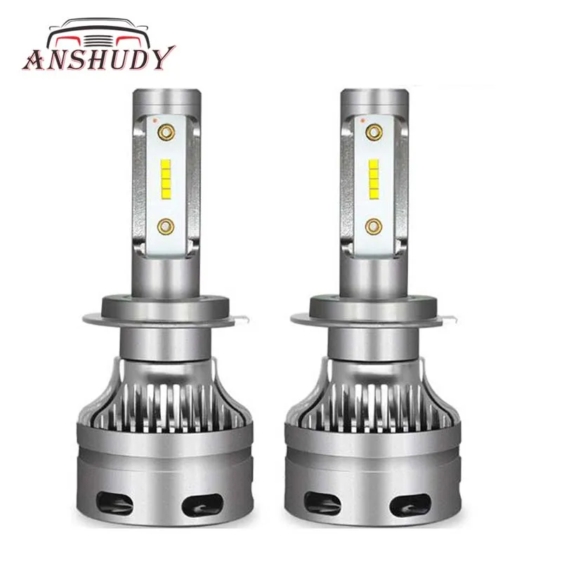 

LED H1 H4 H7 Headlight Leds for Cars H8/H9/H11 Fog Lamp 9005/HB3 9012 D2S Auto Light Headlamp 7000lm CSP 6000K White 24V