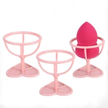 10 шт. ABS держатель спонжа для макияжа Косметическая Подставка для губки сушильный чехол с сердечком форма металлический Puff Органайзер