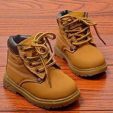 warm winter kids baby girls boys children england style infant shoes snow boots flat Martin Boots