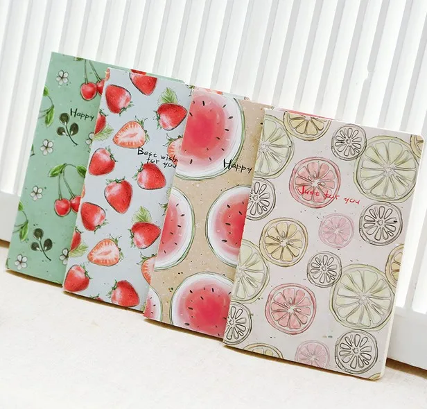 

pastoral style kawaii simple notepad student diary book soft copy notebook stitching binding