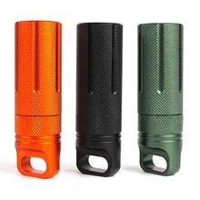 Алюминиевый сплав, для выживания, для повседневного использования, водонепроницаемая капсула, уплотнение, чехол для бутылки, контейнер, держатель, инструмент, для выживания на открытом воздухе, водонепроницаемый ящик для хранения