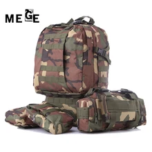 MEGE Gran Capacidad de Nylon Bolsa de Deporte Al Aire Libre Gimnasio, Táctico militar Del Alpinismo Del Morral Que Acampa Yendo Trekking Bolsa de Gimnasio