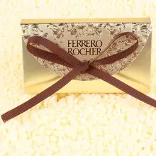 Украшения на свадьбу Конфетница для вечеринки Baby Shower Gift Ferrero Rocher коробка конфет приятные подарки сумки