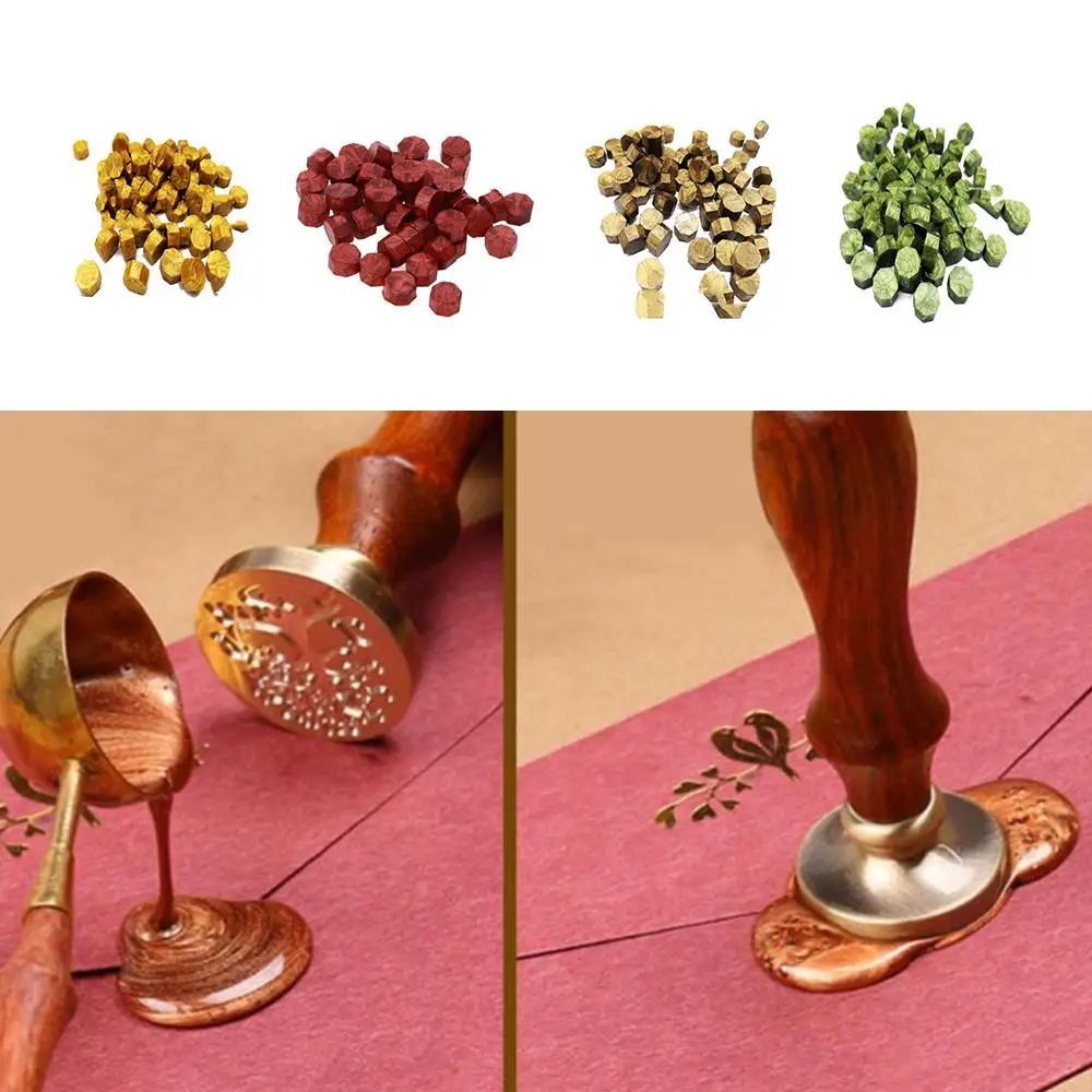  200pcs Sealing Wax Beads For Retro Seal Stamp Wedding Envelope Invitation - 4000008004415