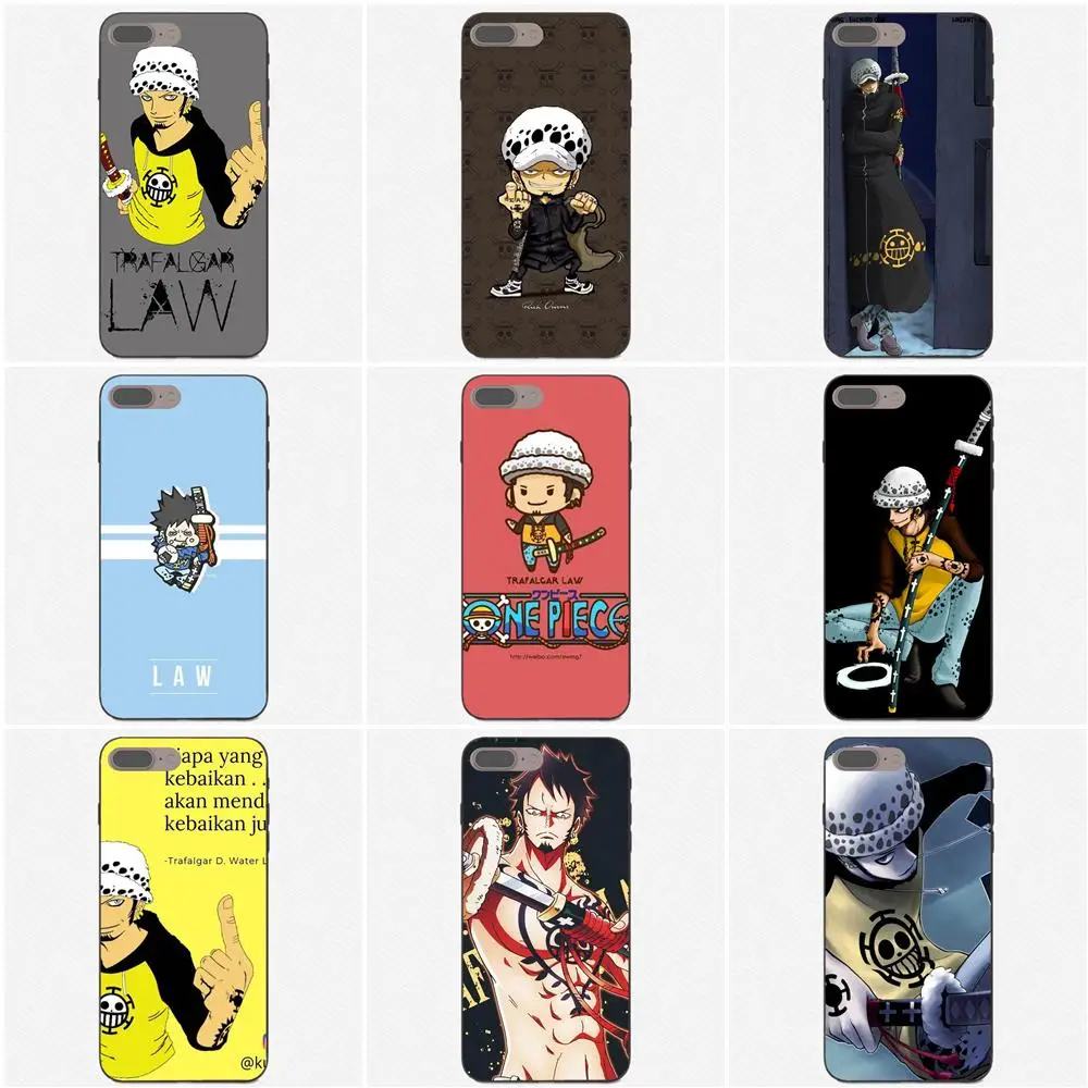 

Soft TPU Cases For Xiaomi Mi Mix Max Note 2 2S 3 5X 6 8 SE A1 Play F1 Anime One Piece Trafalgar Law