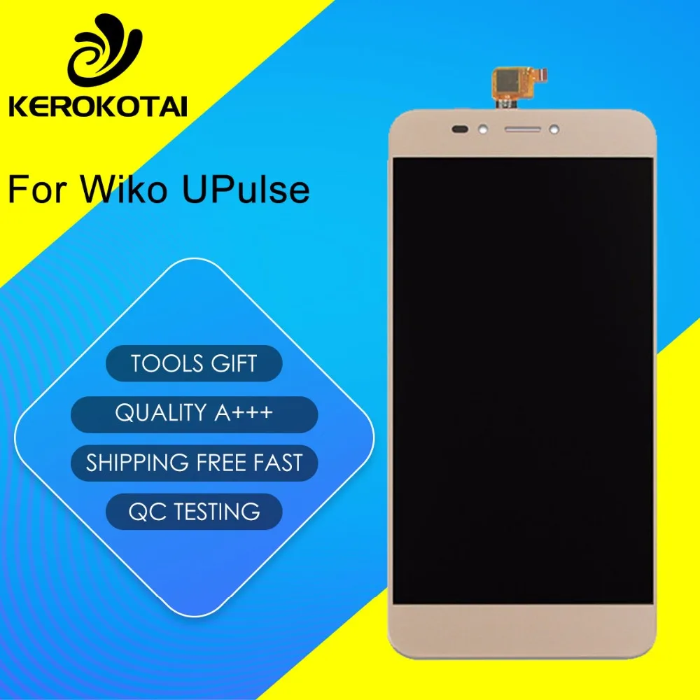 

FOR Wiko Upulse 100% Tested Good Quality LCD Display Touch Screen Digitizer Full Assembly Wiko U Pulse LCD Assembly
