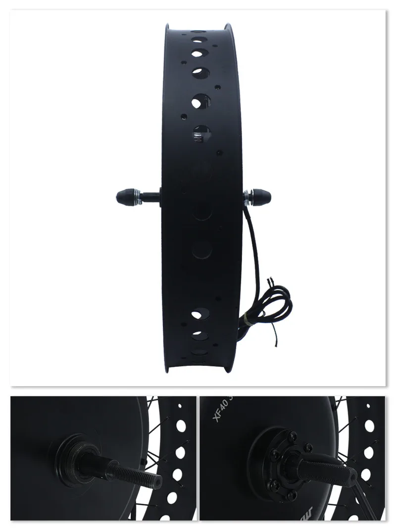 Cheap Front Wheel Direct Drive motor 20" 26" MXUS XF40 48V 1000W Fat bike e-bike kit Electric bike conversion kit 8
