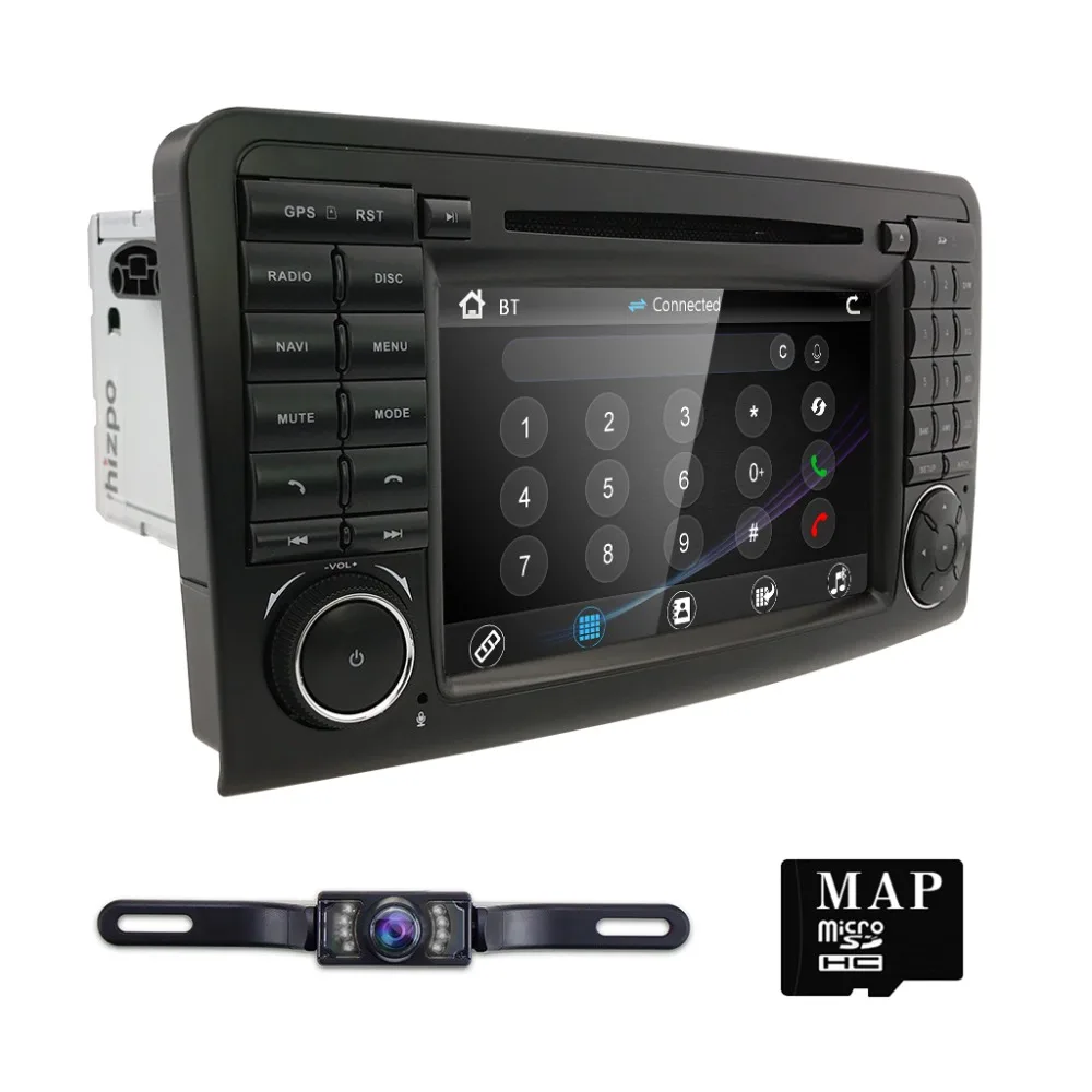 Perfect 7 inch 2 din WINCE Car DVD Player For Mercedes Benz ML-Class W164/GL-Class X164 2005-2012 GPS navigation Radio CANBUS SWC MAP 3G 3