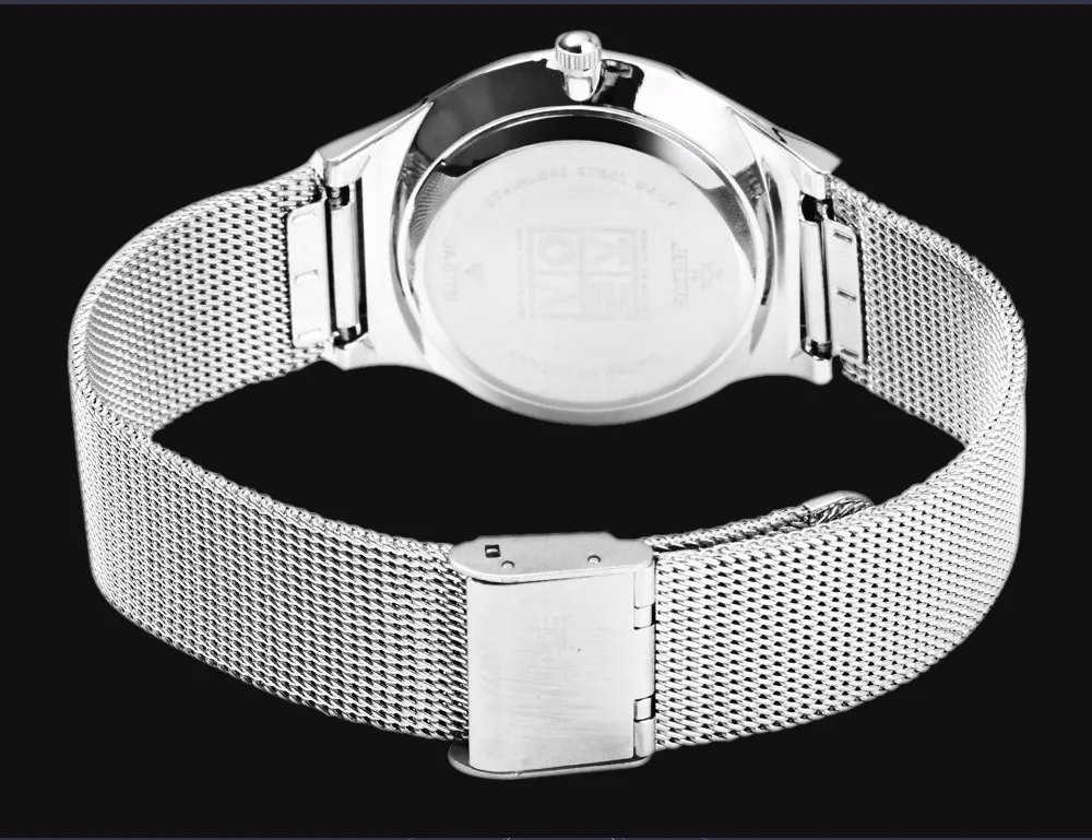 Julius Men Watch Stainless Steel Band Analog Display Quartz Wristwatch (15)