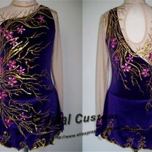 Пользовательские фигурное катание платья Кристалл бренд Vogue Катание на коньках конкуренции платье DR3279