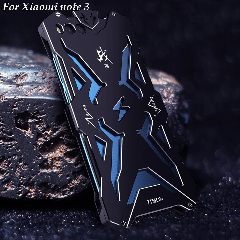 

For Xiaomi Mi note 3 Phone Case 5.5 inch Zimon Luxury Armor Ultra Light Metal Aluminum Cover for Xiaomi note 3 Protective shell