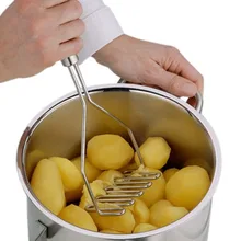 Кухня гаджеты нержавеющая сталь пресс для картофельного пюре грязевая машина давилка для картофеля Ricer приспособления для фруктов и овощей аксессуары