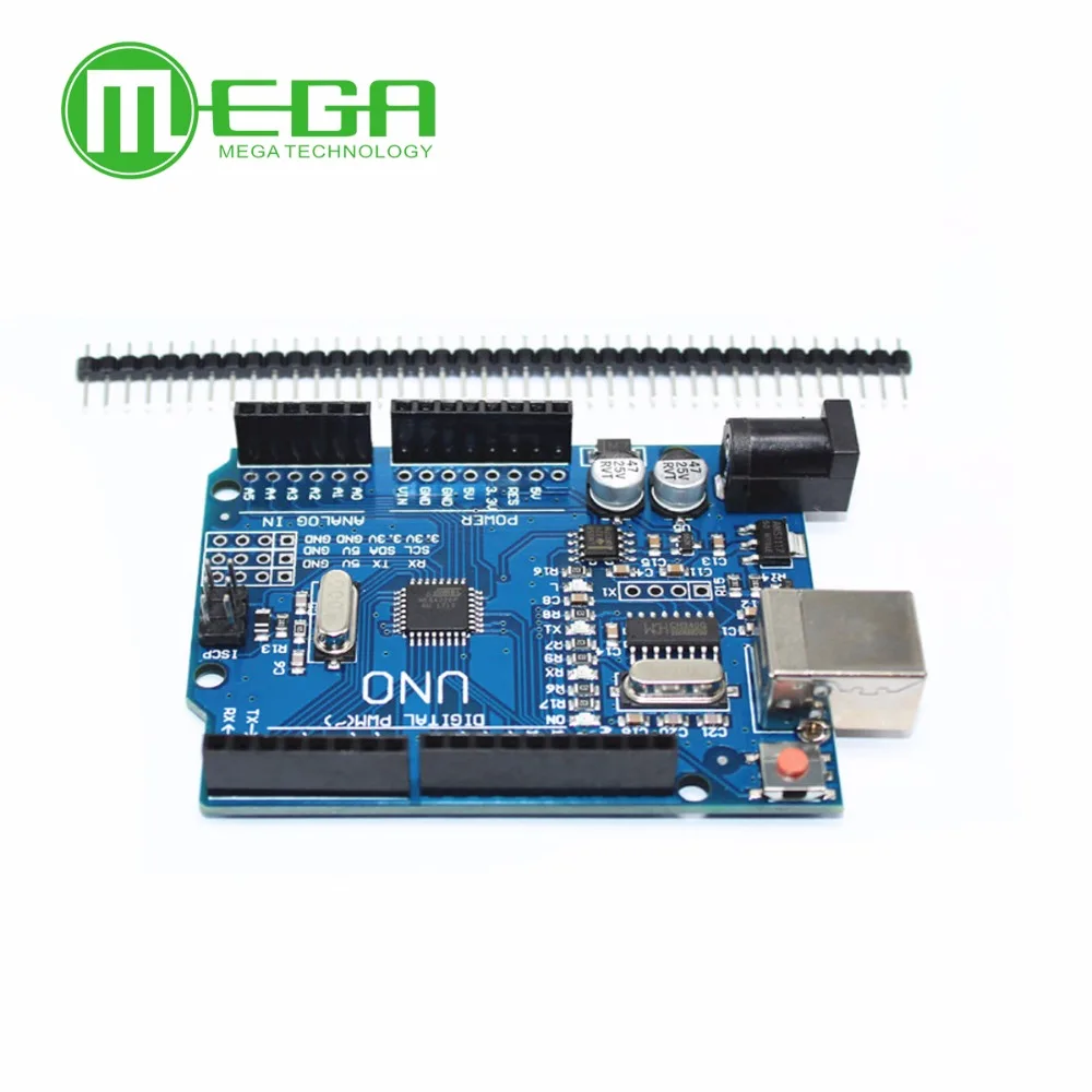 10 шт./лот UNO R3 MEGA328P CH340G без USB-кабеля | Электронные компоненты и принадлежности