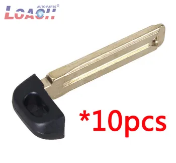 

10pcs/LOT Replacement Uncut Smart Remote Emergency Insert Key Blade Blank for Toyota Highlander Crown Prado Land Cruiser Prius