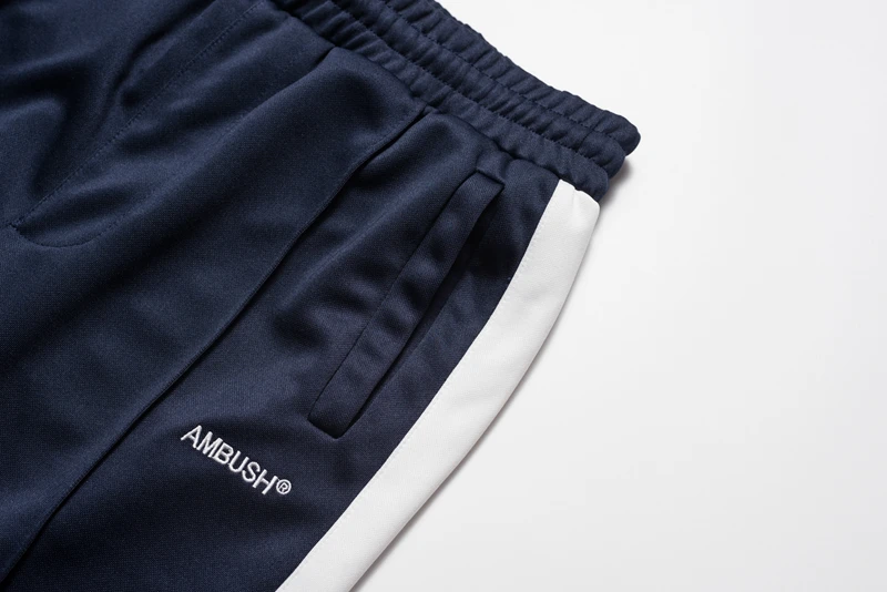 Ambush Sweatpants Embroidery Logo Striped Elastic Pants Blue Red Black Men Women Casual Dress Ambush Pants Ambush Sweatpants Embroidery Logo Striped Elastic Pants Blue Red Black Men Women Casual Dress Ambush Pants