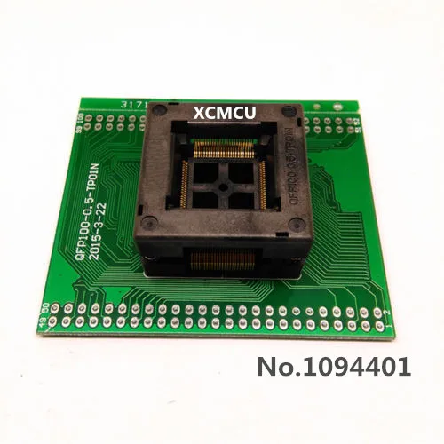 

1pcs* TQFP100 FQFP100 QFP100-0.5 Programming Test Socket OTQ-100-0.5-09 Pitch 0.5mm