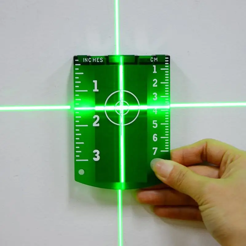 

No Burr Magnetic Laser Target Board Card Plate for Red Green Laser Level