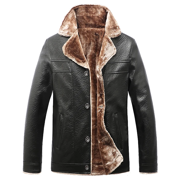 www.bagssaleusa.com : Buy XMY3DWX FreeShipping Hot Sale Winter Thick Leather Garment Casual flocking ...